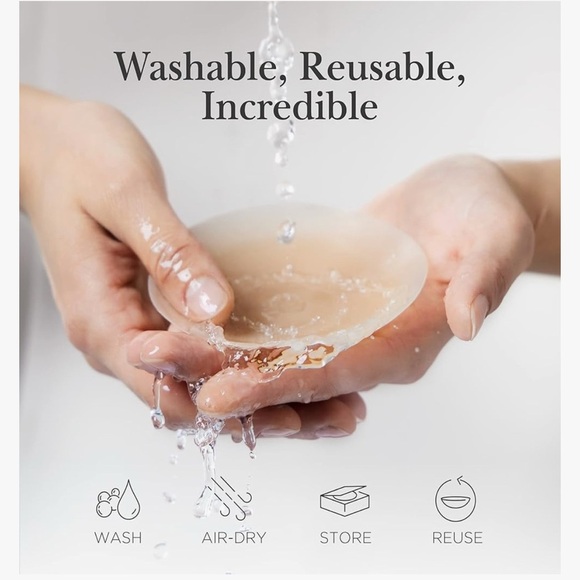 Nippies Nipple Covers for Women - 2 Pk -Sticky Adhesive Silicone Pasties A-C Cup - Picture 2 of 8